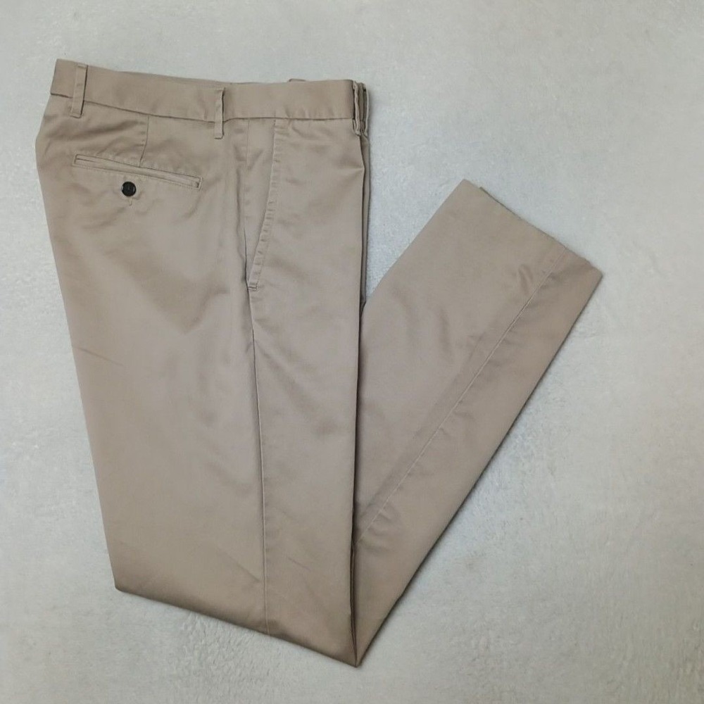 Bonobos Pants Men 32x32 Beige Slim Chino Flat Wednesday Workday Warrior Khaki